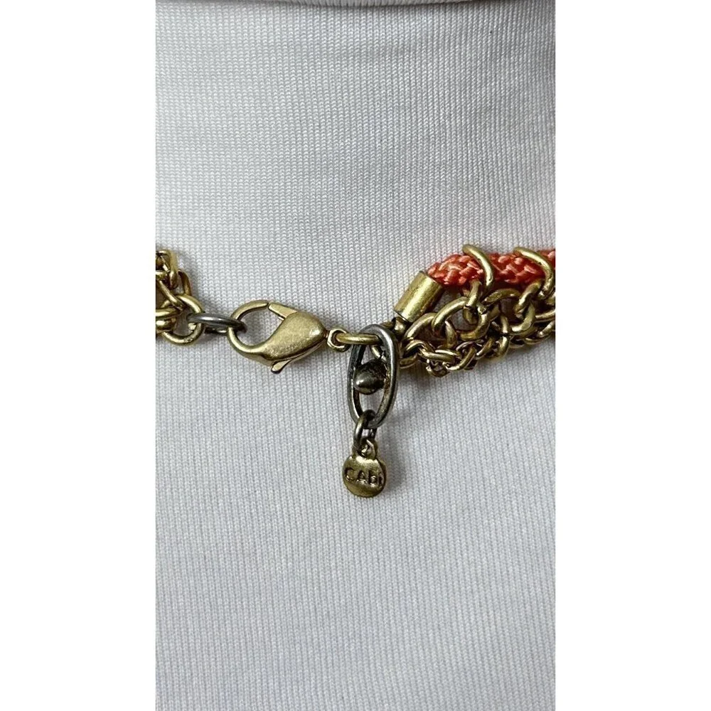 Cabi True Colors Tassel Necklace Beaded Bracelet( 2 in one combo) Convertible